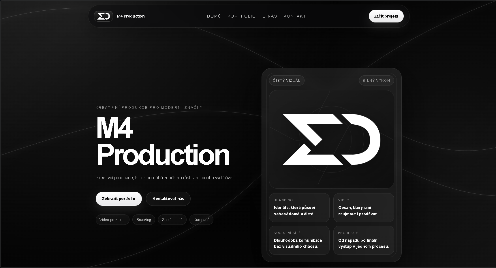 M4 Production website preview